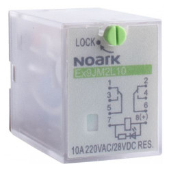 Електромеханічне реле NOARK Ex9JM2L10 10А 220В DC 2 контакти (110296)