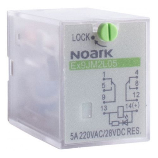 Електромеханічне реле NOARK Ex9JM2L05 5А 24В AC 2 контакти (110309)