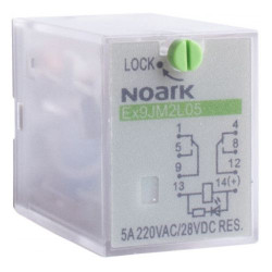 Електромеханічне реле NOARK Ex9JM2L05 5А 48В AC 2 контакти (110311)
