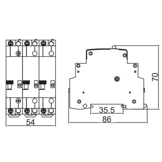 Імпульсне реле NOARK Ex9JU-32/3P 32А 220В AC (110277)