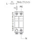 ПЗІП NOARK Ex9UE1+2 R 1+2 (B+C) 50кА 275В AC 1P+N з додатковим контактом (103335)