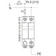 ПЗІП NOARK Ex9UE1+2 1+2 (B+C) 50кА 275В AC 2P (103336)
