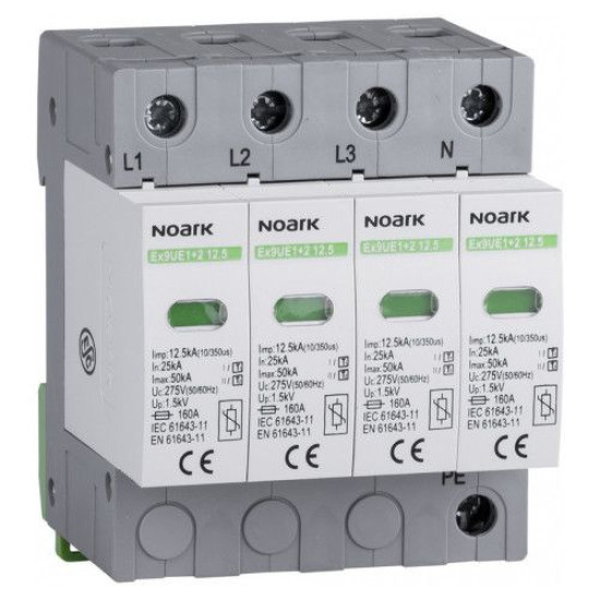 ПЗІП NOARK Ex9UE1+2 1+2 (B+C) 50кА 275В AC 4P (103342)