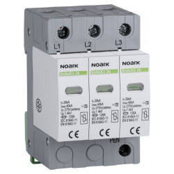ПЗІП NOARK Ex9UE2 20R 2 (C) 40кА 275В AC 3P з додатковим контактом (103354)
