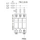 ПЗІП NOARK Ex9UE2 20R 2 (C) 40кА 275В AC 3P з додатковим контактом (103354)