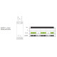Циклічне реле часу NOARK Ex9TR C 1CO 1CO 12-240В AC/DC (111729)