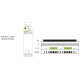 Циклічне реле часу NOARK Ex9TR C 1CO 1CO 12-240В AC/DC (111729)