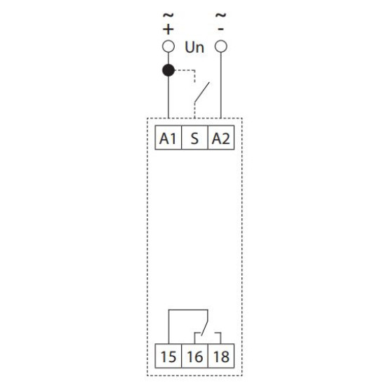 Мультифункційне реле часу NOARK Ex9TR 10M 1CO 10 функцій 1CO 12-240В AC/DC (111732)