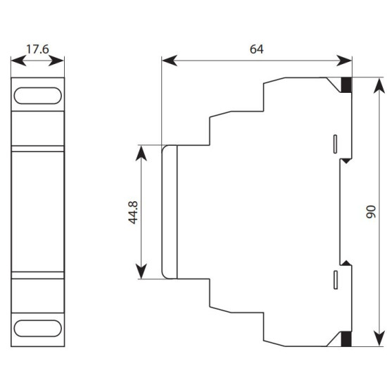 Мультифункційне реле часу NOARK Ex9TR 10M 1CO 10 функцій 1CO 12-240В AC/DC (111732)