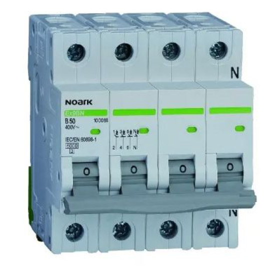 Автоматичний вимикач NOARK Ex9BN 3PN C1 1А 6кА C 3P+N (100150)
