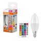 Світлодіодна лампа Osram LED CL B40 REM 5,5Вт/827 FR E14 4х1 з пультом