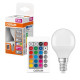 Світлодіодна лампа Osram LED CL P40 REM 5,5Вт/827 FR E14 4х1 з пультом