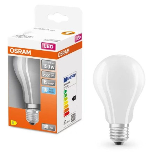 Світлодіодна лампа Osram LED CL A150 17Вт/840 GL FR E27 6х1