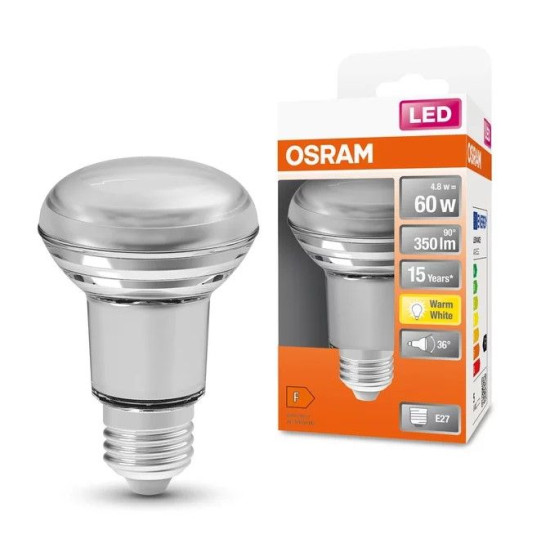 Лампа світлодіодна Osram LED R63 60 4,3Вт/827 GL E27 10х1