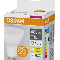 Лампа світлодіодна Osram LED PAR16 35 5Вт/830 GU10 10х1 UA