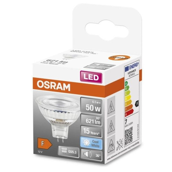 Лампа світлодіодна Osram LED MR16 50 36 8Вт/840 12В GU5.3 6х1