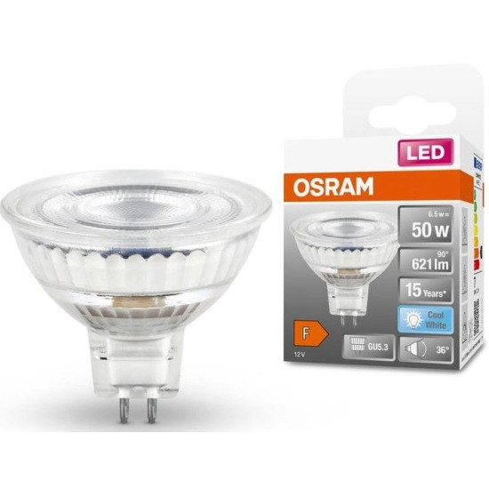 Лампа світлодіодна Osram LED MR16 50 36 8Вт/840 12В GU5.3 6х1