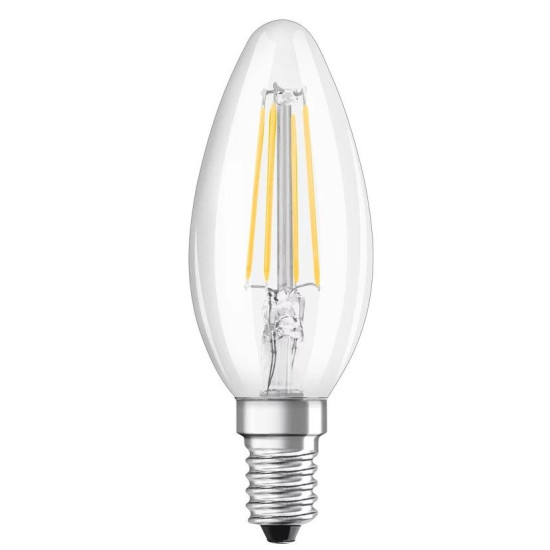 Світлодіодна лампа Osram LED CL B40 4Вт/840 FIL E14 10е1