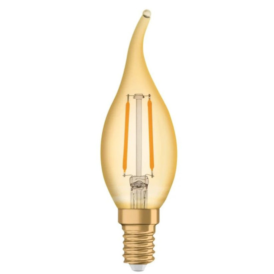 Лампа світлодіодна Osram 1906 CL BA 22 2,5Вт/824 FIL GOLD E14 10x1