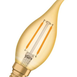 Лампа світлодіодна Osram 1906 CL BA 22 2,5Вт/824 FIL GOLD E14 10x1