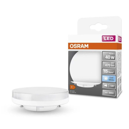 Світлодіодна лампа Osram LED GX53 40 120 4,9Вт/840 GX53 6х1