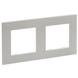 Рамка 2-постова Legrand Niloe Step перлинний (863692)