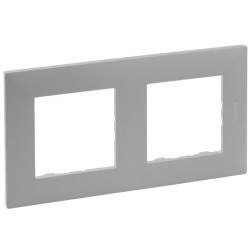 Рамка 2-постова Legrand Niloe Step сталь (863492)