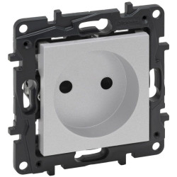 Розетка Legrand Niloe Step 16А 250В гвинтовий механізм алюміній (863319)