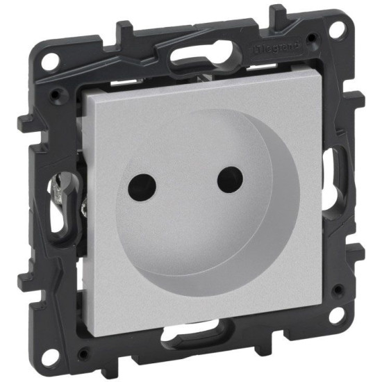 Розетка Legrand Niloe Step 16А 250В гвинтовий механізм алюміній (863319)