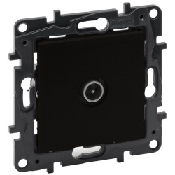 TV розетка Legrand Niloe Step зірка чорна (863574)