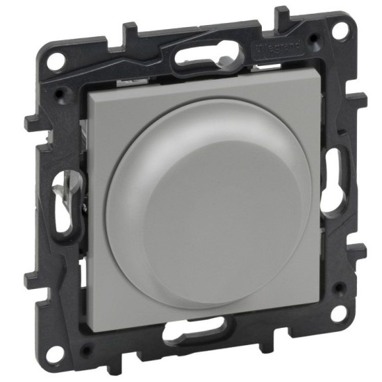 Світлорегулятор Legrand Niloe Step 300Вт алюміній (863352)