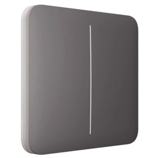 Клавіша розумного вимикача 2кл Ajax 46017.143.GR SoloButton для LightSwitch сіра (29826)
