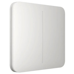 Клавіша розумного вимикача 2кл Ajax 45120.144.WH SoloButton для LightSwitch біла (29791)