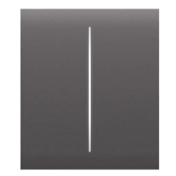 Клавіша розумного вимикача 2кл Ajax 46029.140.GR CenterButton для LightSwitch сіра (29830)