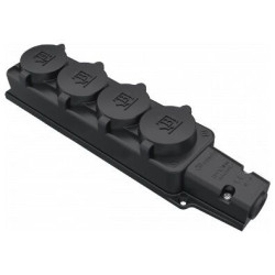 Четверна колодка Bemis BK1-1402-3614 1х16А каучукова IP54 (6.1.92742)