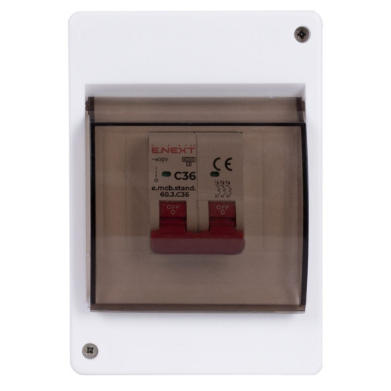 Навісний пластиковий корпус E.Next e.plbox.stand.n.04k 4-модульний (s029112)