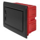 Вбудованний пластиковий корпус E.Next e.plbox.pro.w.08b.black 8м чорний IP40 (CP12908B)