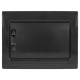Вбудованний пластиковий корпус E.Next e.plbox.pro.w.08b.black 8м чорний IP40 (CP12908B)