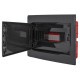 Вбудованний пластиковий корпус E.Next e.plbox.pro.w.12b.black 12м чорний IP40 (CP12912B)