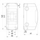 Навісний пластиковий корпус E.Next NT 3-модульний без дверцят IP30 (6670-103)