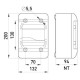 Навісний пластиковий корпус E.Next NT 5-модульний IP40 (6661-105)