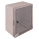 Удароміцний корпус E.Next e.plbox.300.350.165.tr з АБС-пластика 300х350х165 IP65 з прозорими дверцятами (CP5031)