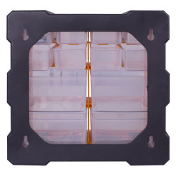 Пластиковий органайзер E.Next e.toolbox.pro.19 12-секційний 267х157х262мм (t011019)