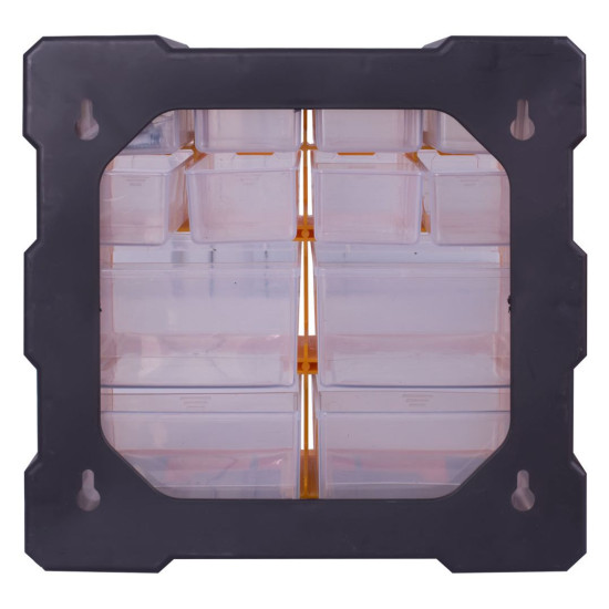 Пластиковий органайзер E.Next e.toolbox.pro.19 12-секційний 267х157х262мм (t011019)