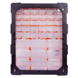 Пластиковий органайзер E.Next e.toolbox.pro.21 24" 39-секційний 381х157х475мм (t011021)