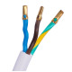 Вилка зі шнуром E.Next e.wire.plug.white.1,5 3х1,5 1,2м білий (l020013)