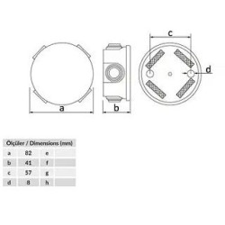 Термопластикова коробка Bemis BB2-0141-0003 ABS Ø70 IP44 (5.1.1.98533)
