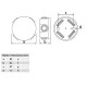 Термопластикова коробка Bemis BB2-0141-0003 ABS Ø70 IP44 (5.1.1.98533)