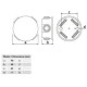 Термопластикова коробка Bemis BB2-0241-0003 ABS Ø90 IP44 (5.1.1.98534)