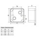 Термопластикова коробка Bemis BB2-0431-0083 ABS 95x95x60 IP44 (5.1.1.98536)